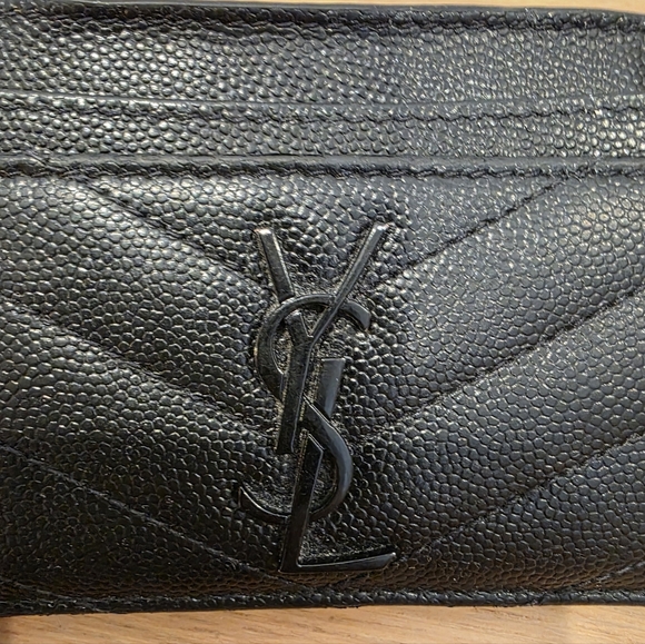 Saint Laurent Black Card Holder - Picture 5 of 7